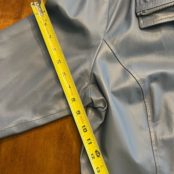 Dialogue Leather Icy Blue Size 1X Jacket - Picture 11 of 16